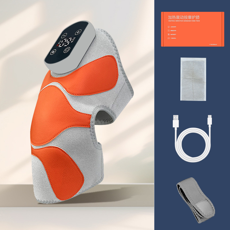 Protector de rodilla de calentamiento eléctrico, masajeador de rodilla de calentamiento de energía gigante, terapia de terapia de calentamiento, vibración de artefacto de articulación de mujer cálida