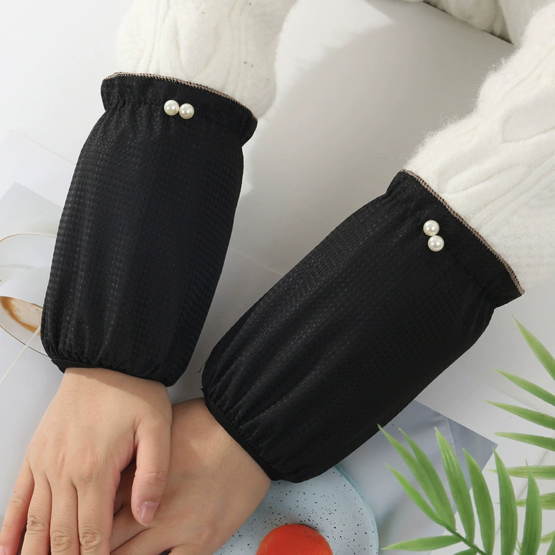 Корейская версия осенью и зимой милые короткие водонепроницаемые рукава для кухни