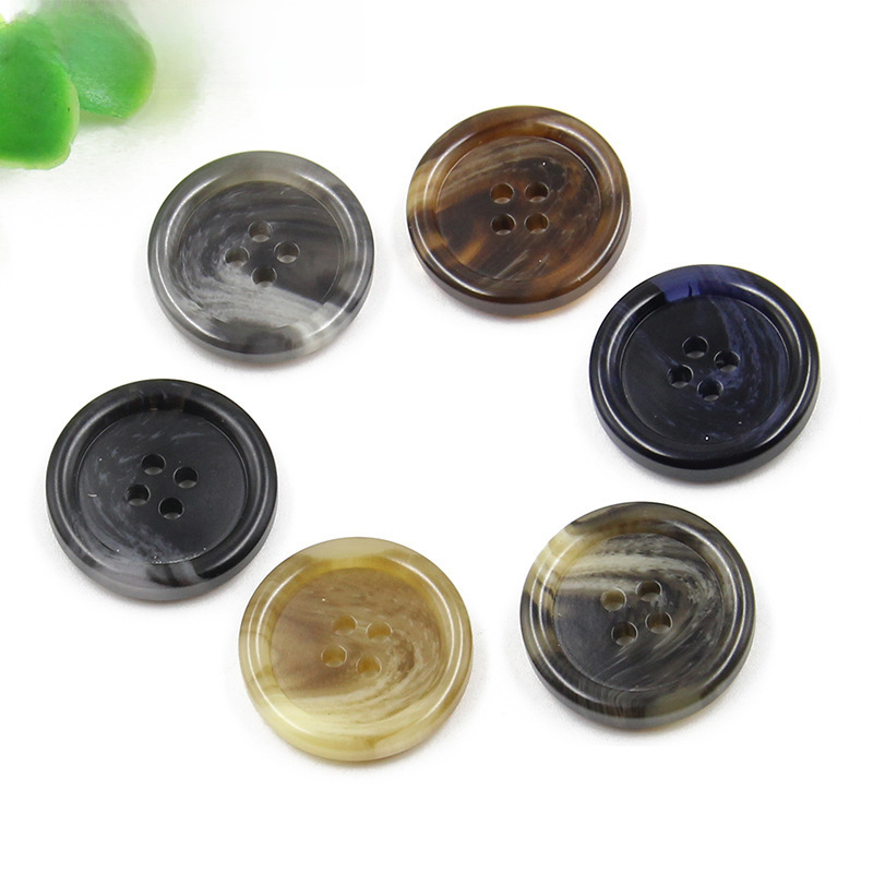 紐扣扣子專賣批發精美啞光樹脂扣男裝西裝西服時裝扣15mm-25mm
