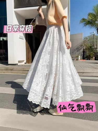 Lace Under Skirt with Fleece, Fashionable and Versatile, Retro Qipao Style, Matched with Medium-Length Skirt