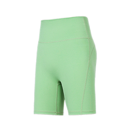 Yoga three-point hot pants for women, summer thin, belly-controlling, high-waisted, peach butt-lifting tights, sports outer wear, bottoming fitness shorts