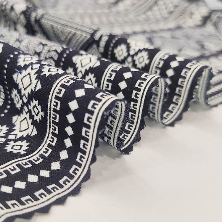 Impresión digital común 100% rayon estilo de playa hawaiano tela impresa de rayon