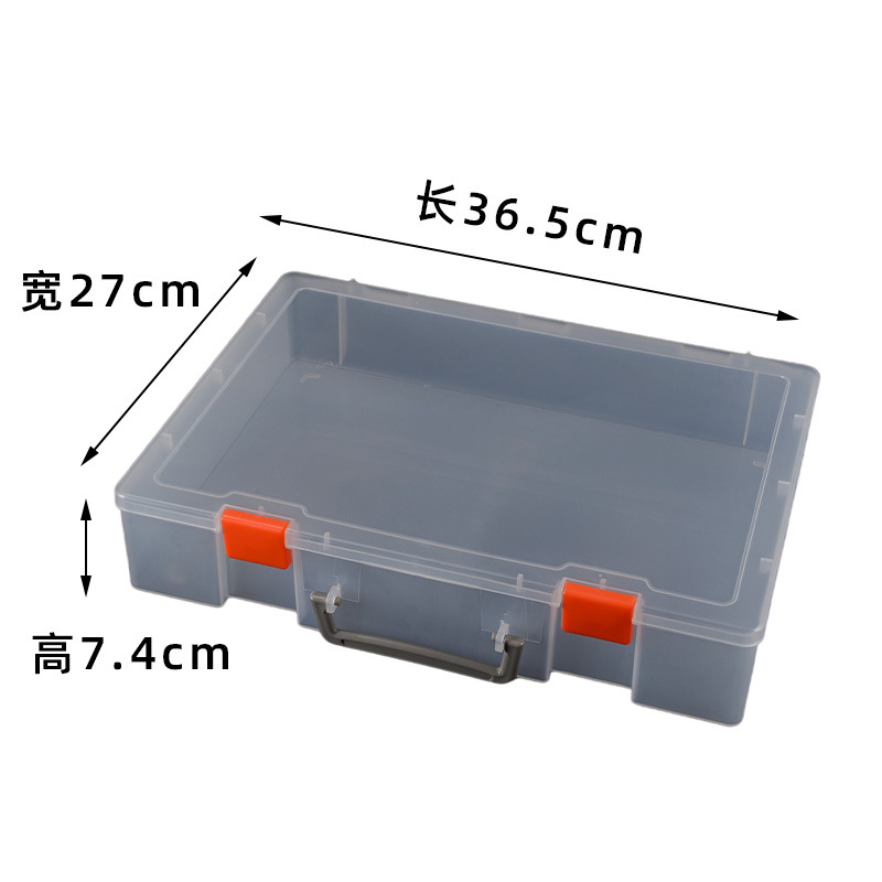 Caja de herramientas portátil Caja de almacenamiento de tarjetas de béisbol Caja de presentación Caja de almacenamiento de plástico pp transparente Caja de embalaje Caja de tarjeta de juego
