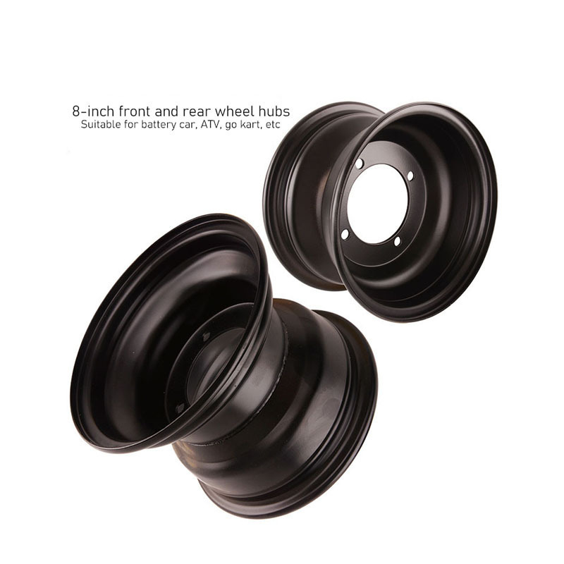 Atv Atv Accessories 19X7.00-8 Tire Rim 18X9.5-8 Four-Wheel Vehicle Steel Rim Four-Hole Wheel Hub
