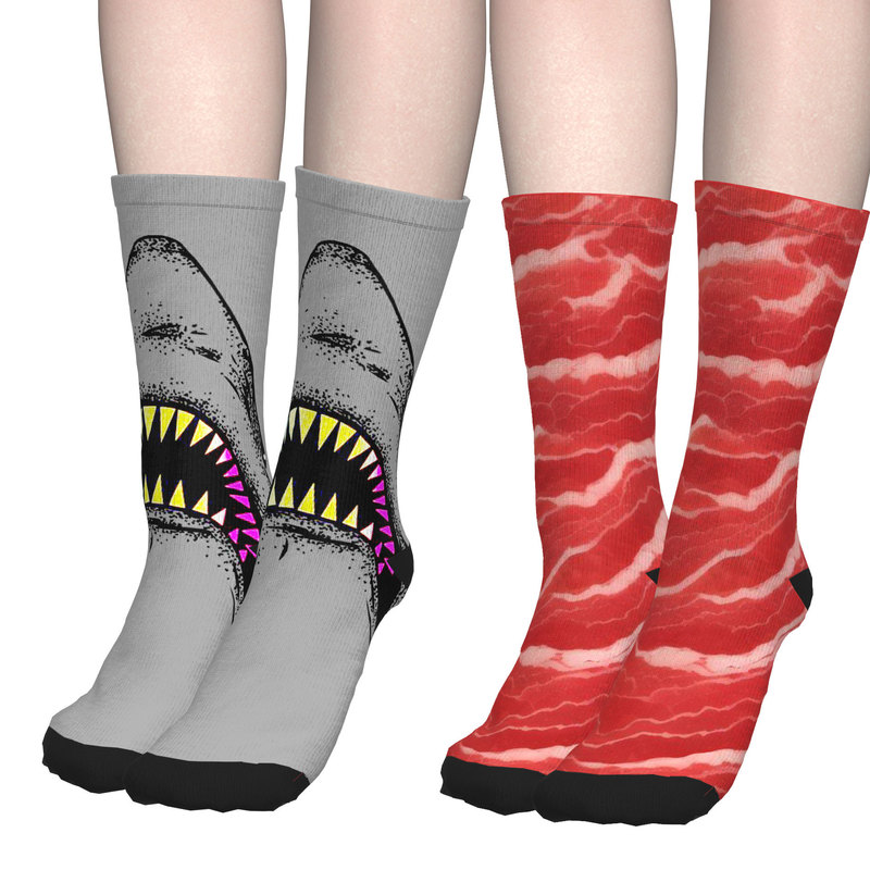 360 seamless printing socks tube socks men's casual socks personalized printing foreign trade supply 360 seamless printing socks tube socks men's casual socks personalized printing foreign trade supply
