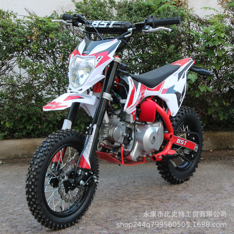 motocicleta de dos ruedas de gasolina 70CC, motocicleta de campo para adultos, bicicletas de pit, bicicletas de montaña de pequeño salto