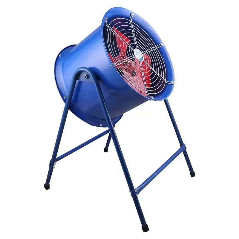 岗位式风扇降温工业排气扇高速排管道风机圆筒通风换气扇排烟排风