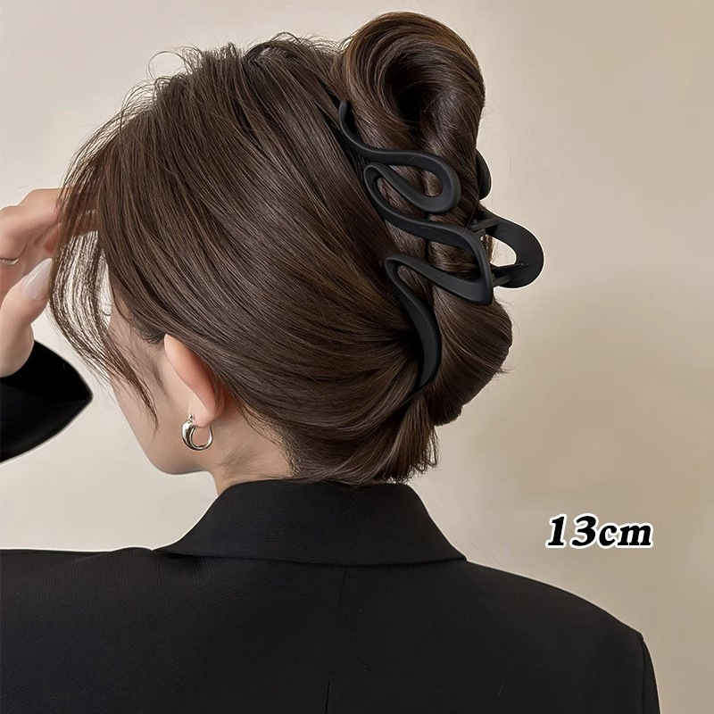 ファッションのアクリルクリップの大きいサイズのヘアピンの女性の後頭部の髪の飾りの新型の百合のサメのクリップのカードの商品|undefined