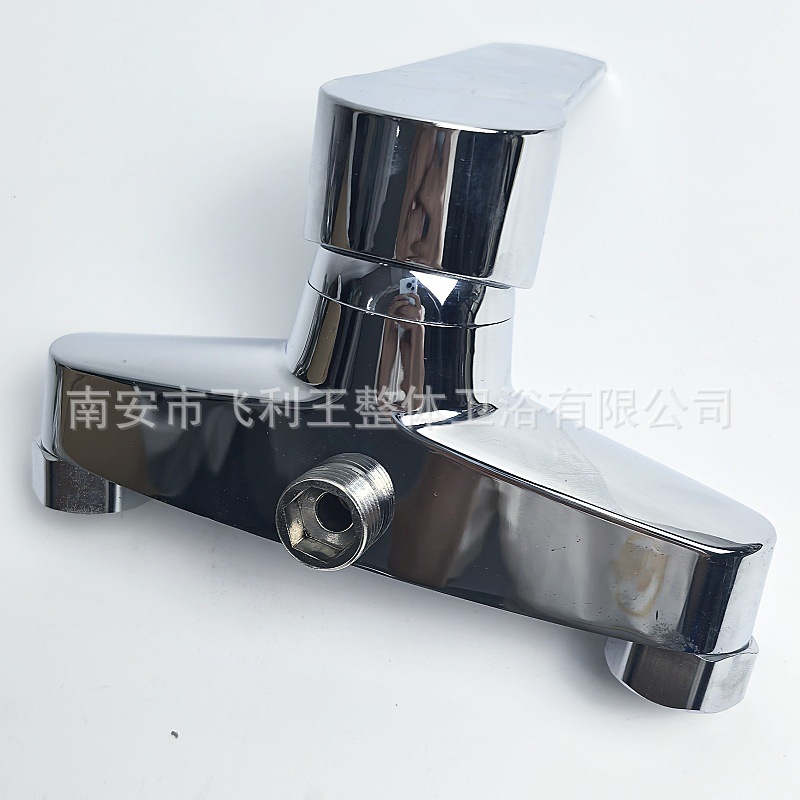Zinc alloy shower head set, three-in-one wall-mounted concealed household cold and hot simple bathtub, mixing valve faucet undefined