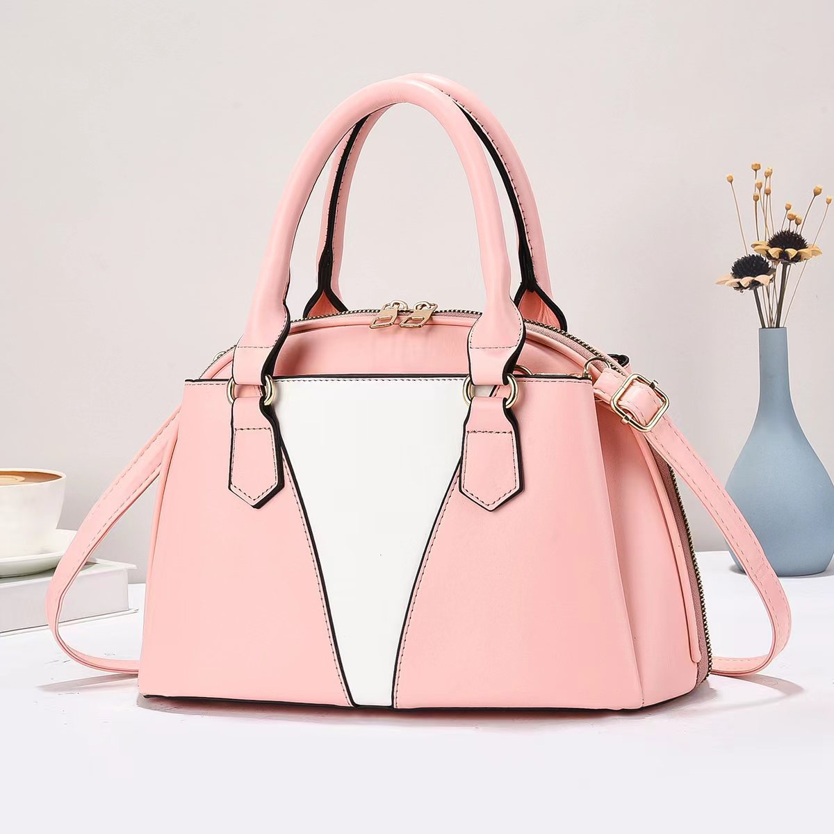 Temperamento versátil nuevo bolso coreano de moda mujer hermoso bolso de hombro bolso de mujer bolso de mujer bolso grande