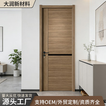 厂家批发室内WPC树脂门复合铝木门 静音卧室门卫生间树脂门规格全