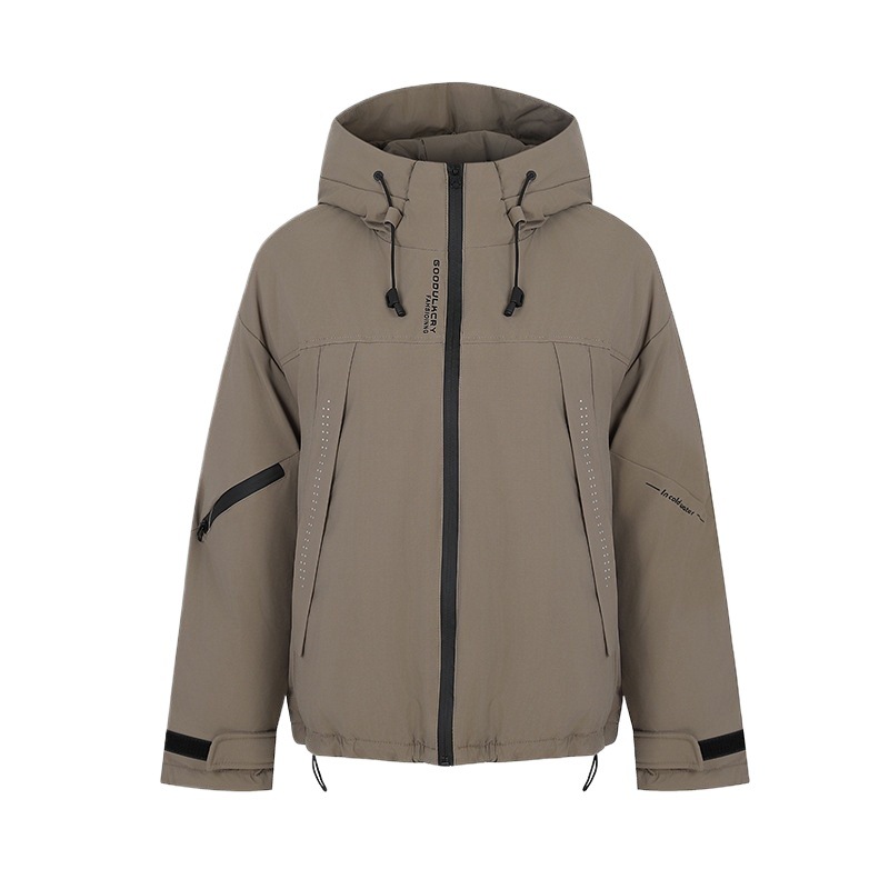 Capa de algodón de pluma para mujeres corta de invierno 2025 nueva moda suelta con una chaqueta de algodón delgada y cálida y gruesa
