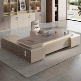 Окрашенный босс офис офисный стол комбинация легкие роскошные высококачественные чувства простой руководитель большой стол