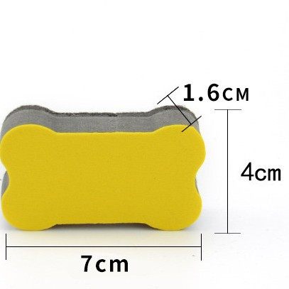 Factory wholesale small bones EVA board eraser children's board eraser blackboard eraser in stock a generation of eva magnetic board eraser