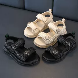 童凉鞋;童皮靴