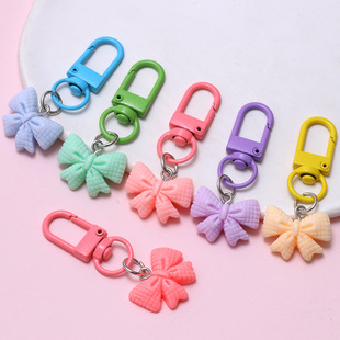 DIY Resin Bow Keychain Headdress Hair Accessories Material Package