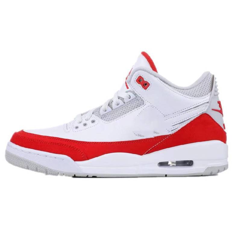 莆田靴工場国境を越えた直接供給 aj3 藤原ヒロシ ホワイトセメント ホワイトキャット クロワッサン 3 男女兼用カジュアルバスケットボールシューズ|undefined