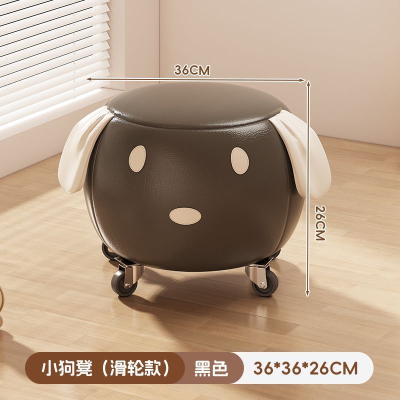 矮凳动物小狗卡通凳子门口家用换鞋风小可爱坐墩客厅加厚儿童板凳|undefined