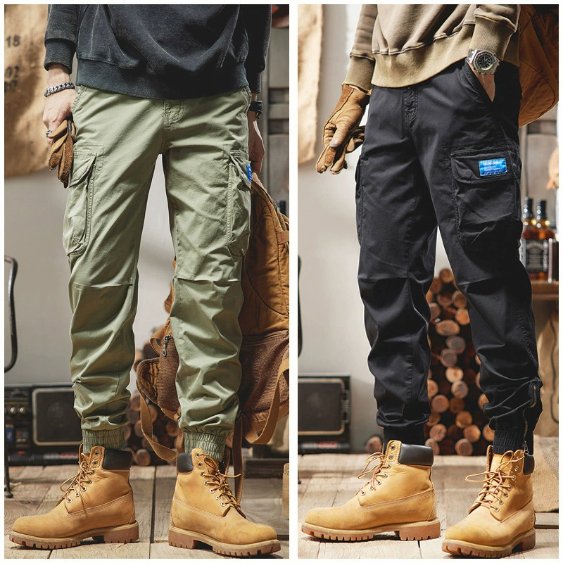 Камуфляжные эластичные летние casual брюки, свободный крой