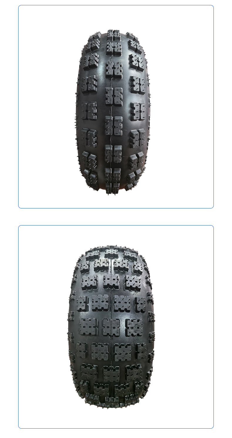 Four-Wheel Off-Road Kart and Atv Accessories: Front 16X6-8, Rear 16X7-8 Butterfly Vacuum Off-Road Tires