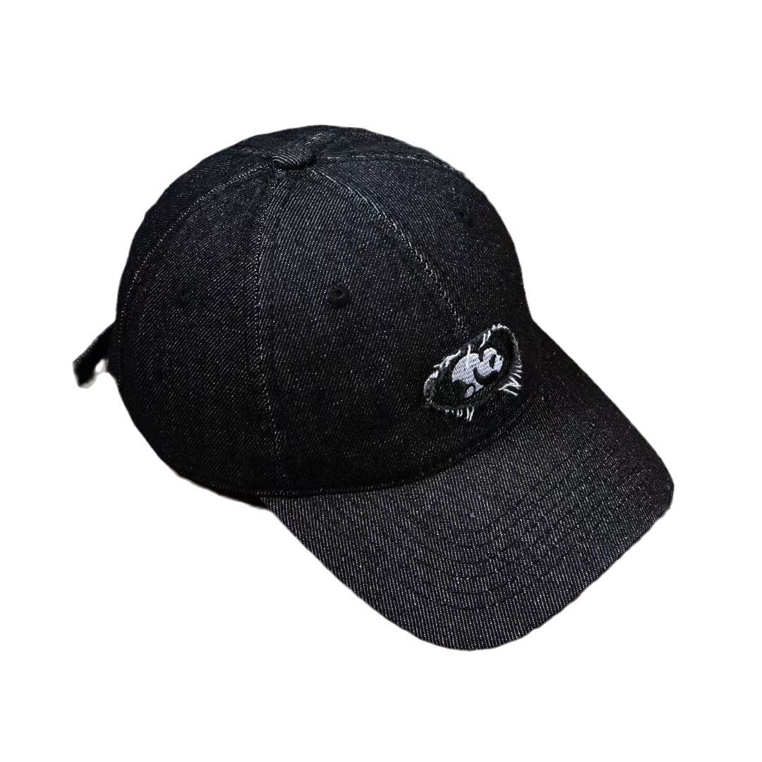 Denim fashionable spring retro baseball cap
