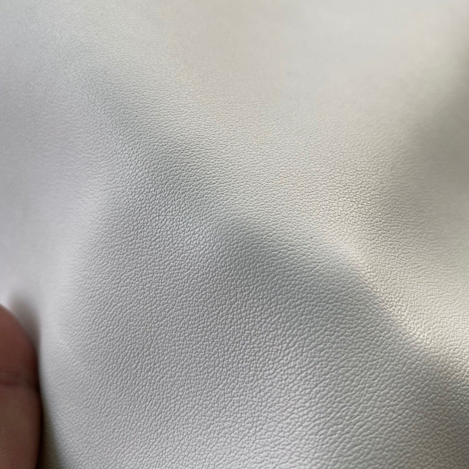 小白皮头层牛皮纳帕面皮现货批发鞋子包包专用皮料修面皮真皮皮料