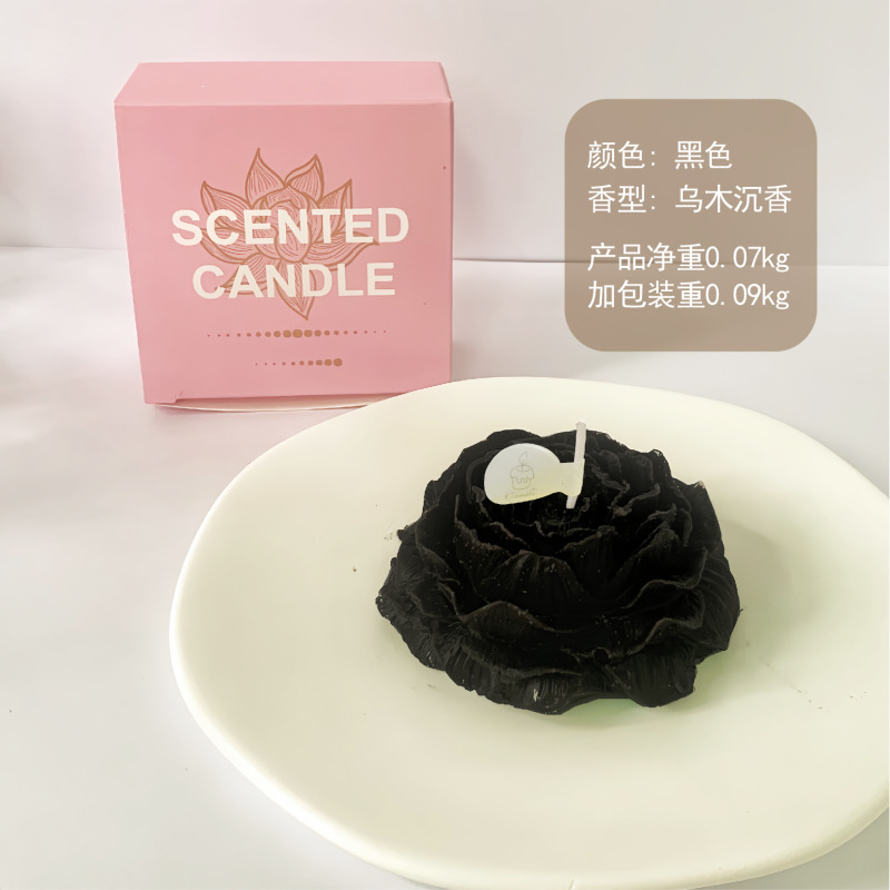 Diy手作り牡丹花アロマキャンドルinsホーム寝室置物お土産花アロマキャンドル卸売り|undefined