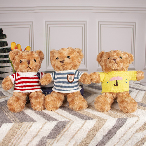 Sweater Teddy Bear Doll Bear Doll Rag Doll Wholesale Birthday Gift Teddy Bear Plush Toy Doll