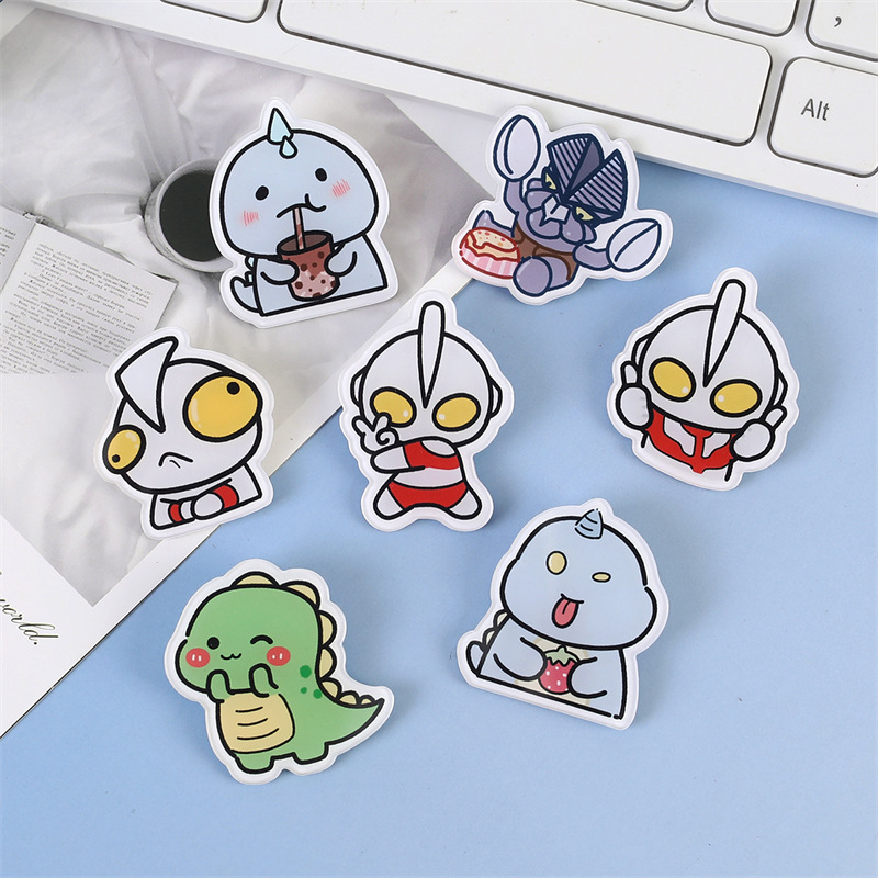 日韓ソフト萌えアニメ恐竜怪獣アクリルブローチ卸売りオーダーメイドバッグかわいいバッジのペンダント卸売り|undefined