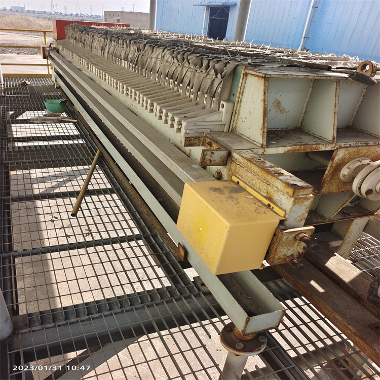 现货销售九成新污水压滤机5-500平方景津压滤机厢式压滤机