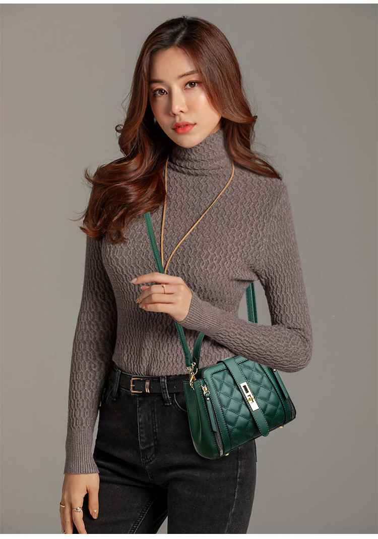 624g Weight Polyester Lining Material Lock clasp Closure Type Single Shoulder Strap Strap Type Handbag Bags Type Daily Occasion Pu Leather Material Women's Backpack Backpack Solid Color, Lingge Pattern Summer Season Women'S Gender Classic Style Style Square Shape Small Size Women's Small Summer Pu Leather Classic Style Handbag