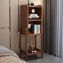 全实木小型床头柜现代简约柜子卧室40cm超窄床边置物柜储物收纳柜