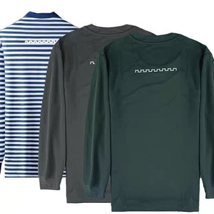 New Long-Sleeved Physical Training Clothing Round Neck Shirt Spring and Autum Outdoor Physical Fitness Sportswear Quick-Drying Top T-Shirt Reflective