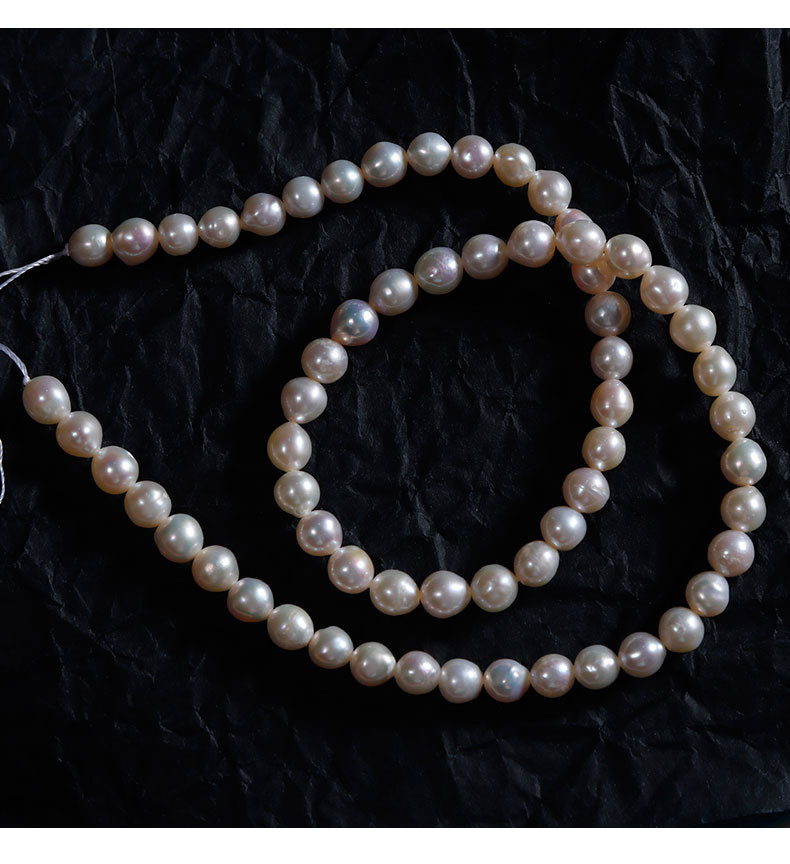 Simple Style Round Pearl Beaded Jewelry Accessories 1 Piece