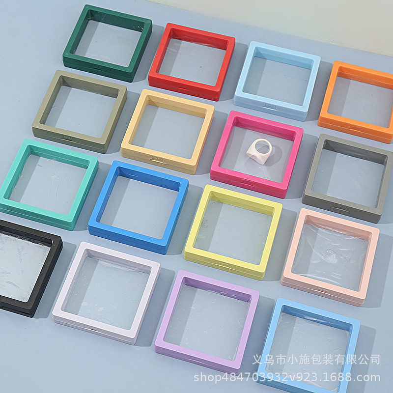 防尘pe膜悬浮盒珠宝戒指展示盒饰品盒包装盒首饰盒首饰盒厂家直销|undefined