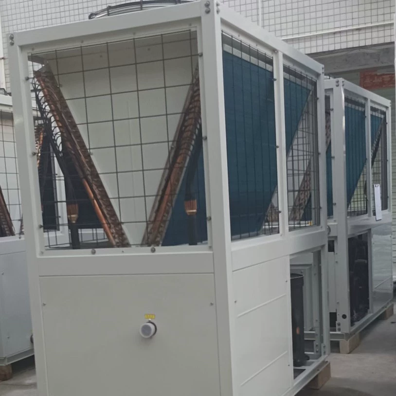 Поставка модульного воздушного теплового насоса V-типа, водонагревателя, коммерческого энергосберегающего электроэнергосберегающего оборудования для отопления и нагрева воды.