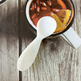 海螺贝壳勺子咖啡勺欧式鱼子酱贝壳蜂蜜冰激淋勺新品宽柄勺子LOGO