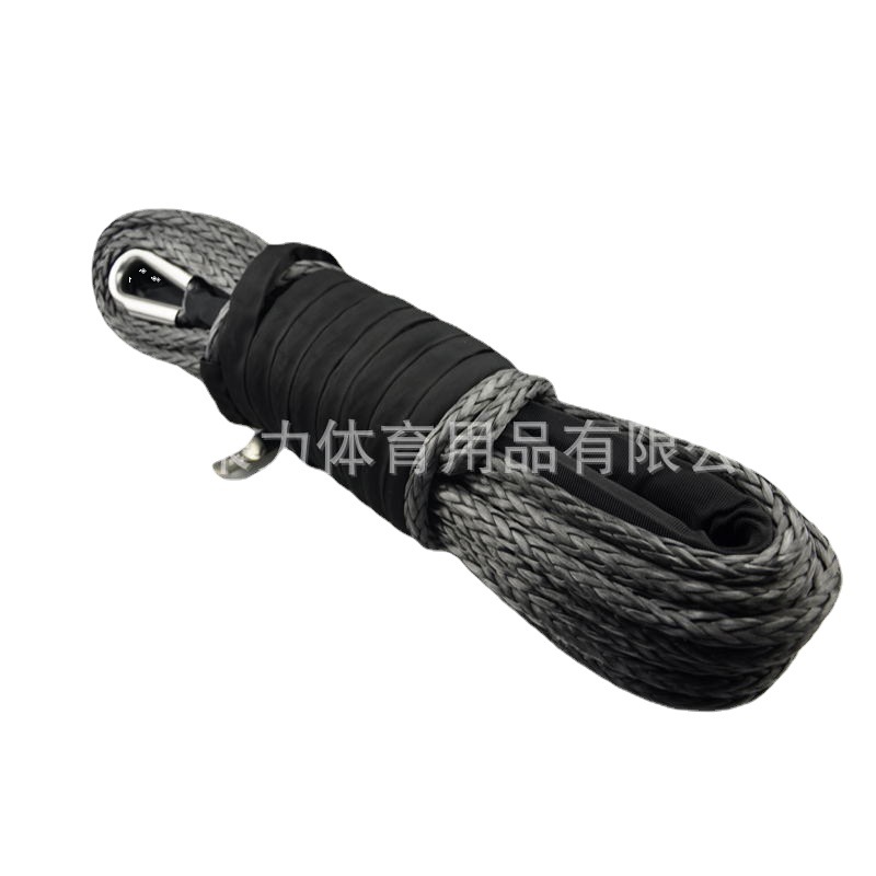 超高分子聚乙烯绳 尼龙绳  拖车绳 uhmwpe绳 绞盘绳 10mm*28m