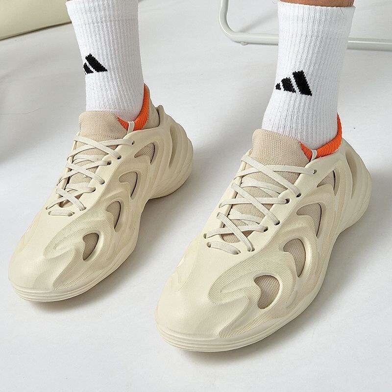 Men's Large Size Slip-On Clogs, Summer Casual Outdoor Dual-Use Closed-Toe Breathable Sandals