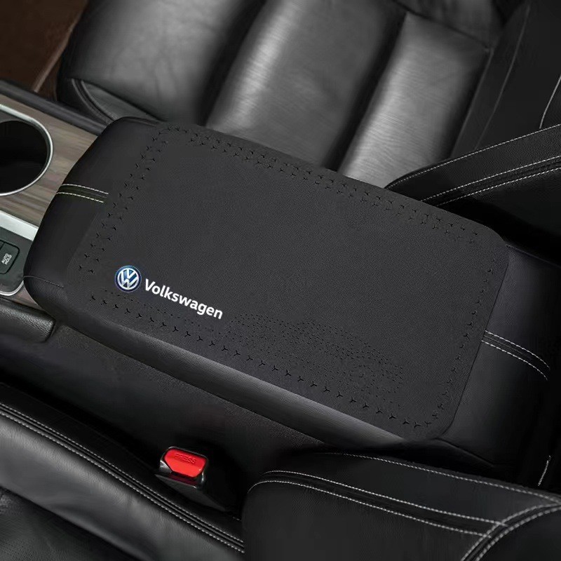 Elbow Support Cover – Universal Armrest box pad - volkswagen-classic-black-1-piece