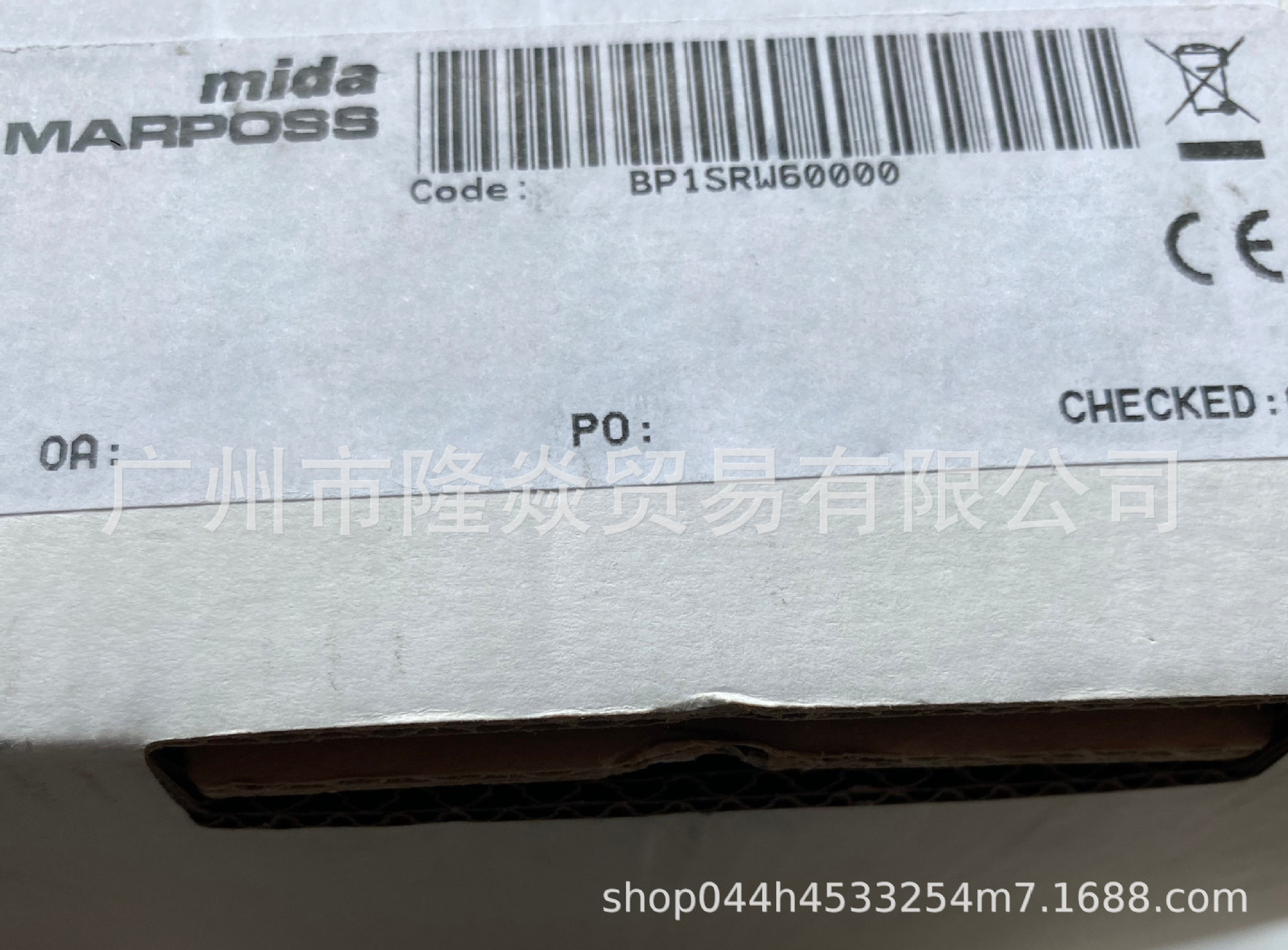 马波斯接收器BP1SRW60000侧后出线MARPOSS测头组件BP1SRW60001