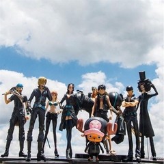 複数の選択肢があるワンピースフィギュア、海賊王9種類の黒服海賊王フィギュア、ルフィモデル、フィギュア