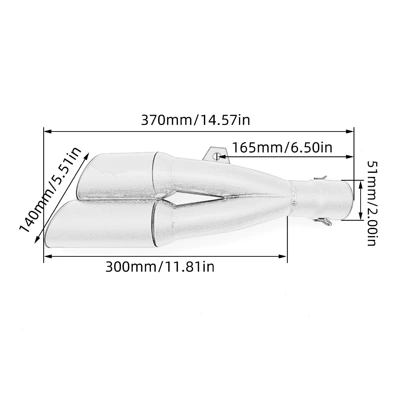 Suitable for Motorcycle Universal Exhaust Motorcycle exhaust pipe