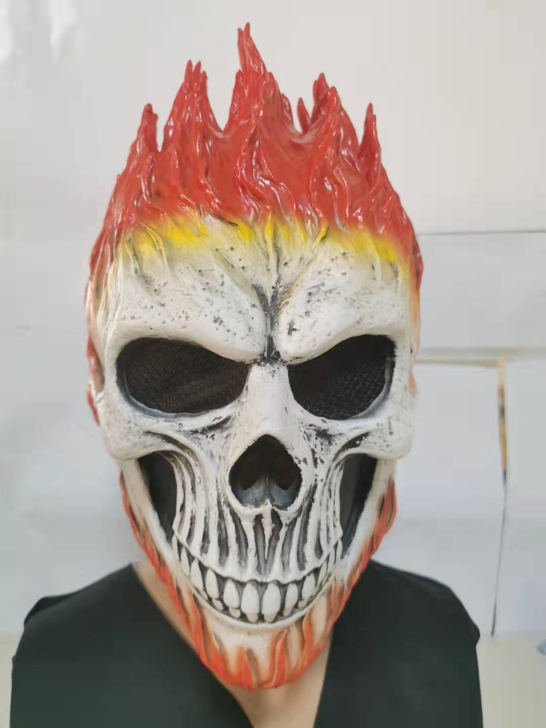 Halloween nuevo espíritu malvado Caballero máscara de terror fantasma cara completa máscara cráneo látex al por mayor