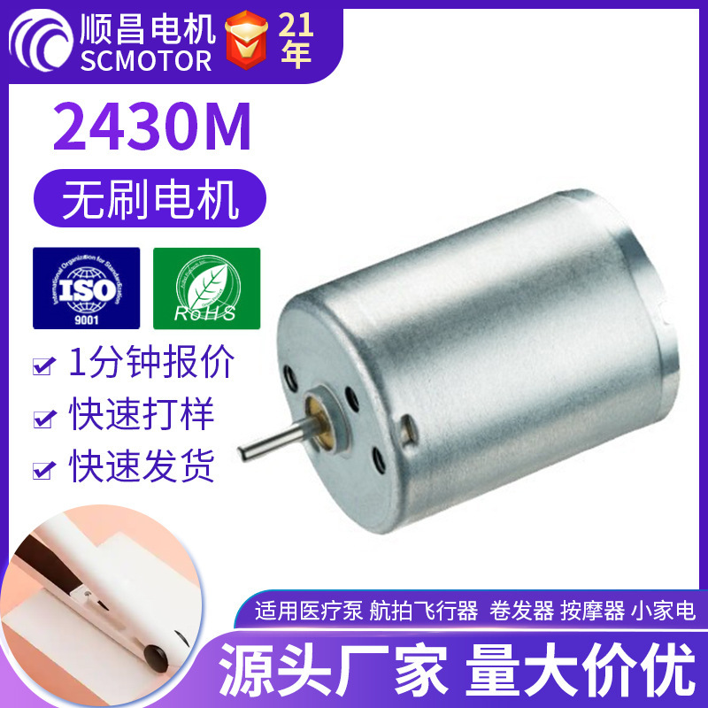 2430m High-Power Brushless Dc Micro-Motor for Drones, Brushed Small Motor with High Speed, Low Noise, and Long Lifespan