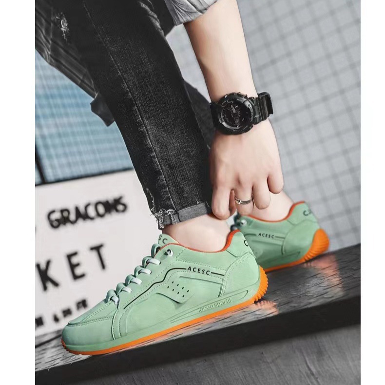 Zapatos de hombre de comercio exterior transfronterizo 2025 nuevo estilo de primavera casual de un pedal antideslizante zapatos Forrest Gump zapatos deportivos para hombre