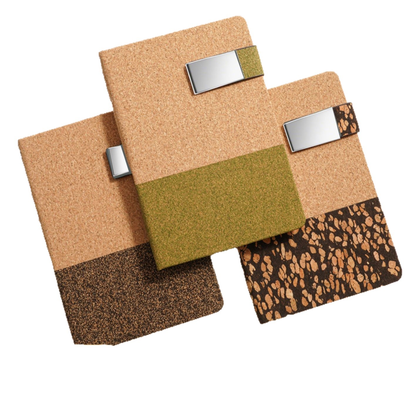 Cuaderno de corcho ecológico doble personalizado a5 molas de café cuaderno de negocios cuaderno de notas papelería transfronteriza al por mayor