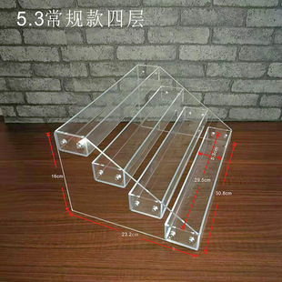 Acrylic Display Rack Supermarket Cashier Shelf Convenience Store Desktop Snack Display Chewing Gum Shelf