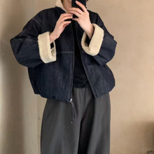 韩国东大门女装单色好穿随性慵懒感不挑人牛仔外套