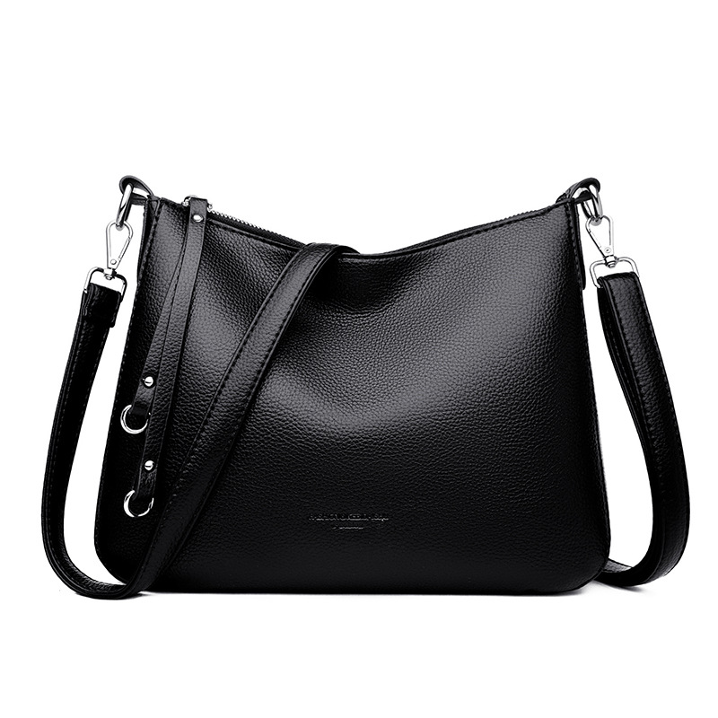 Women's Leather Shoulder Bag Large Capacity Versatile Handbag_voghion.com